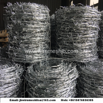 Galvanized and PVC Coated Barbed Wire